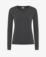 T-Shirt Girocollo con scollo a V