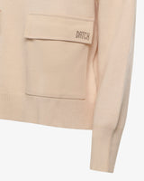 Maglia con zip e tasconi