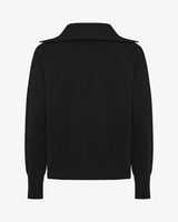 Maglia con zip e tasconi