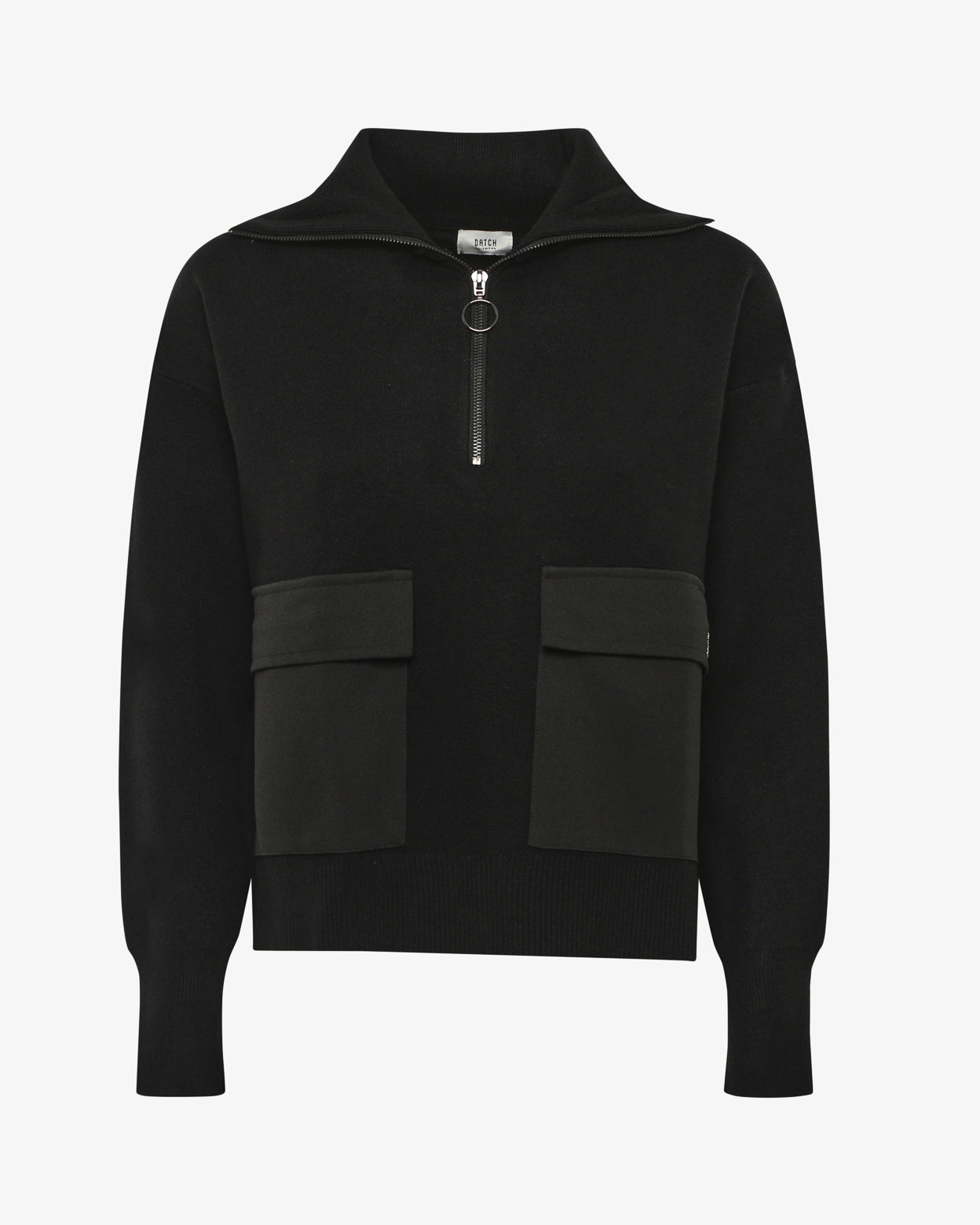 Maglia con zip e tasconi
