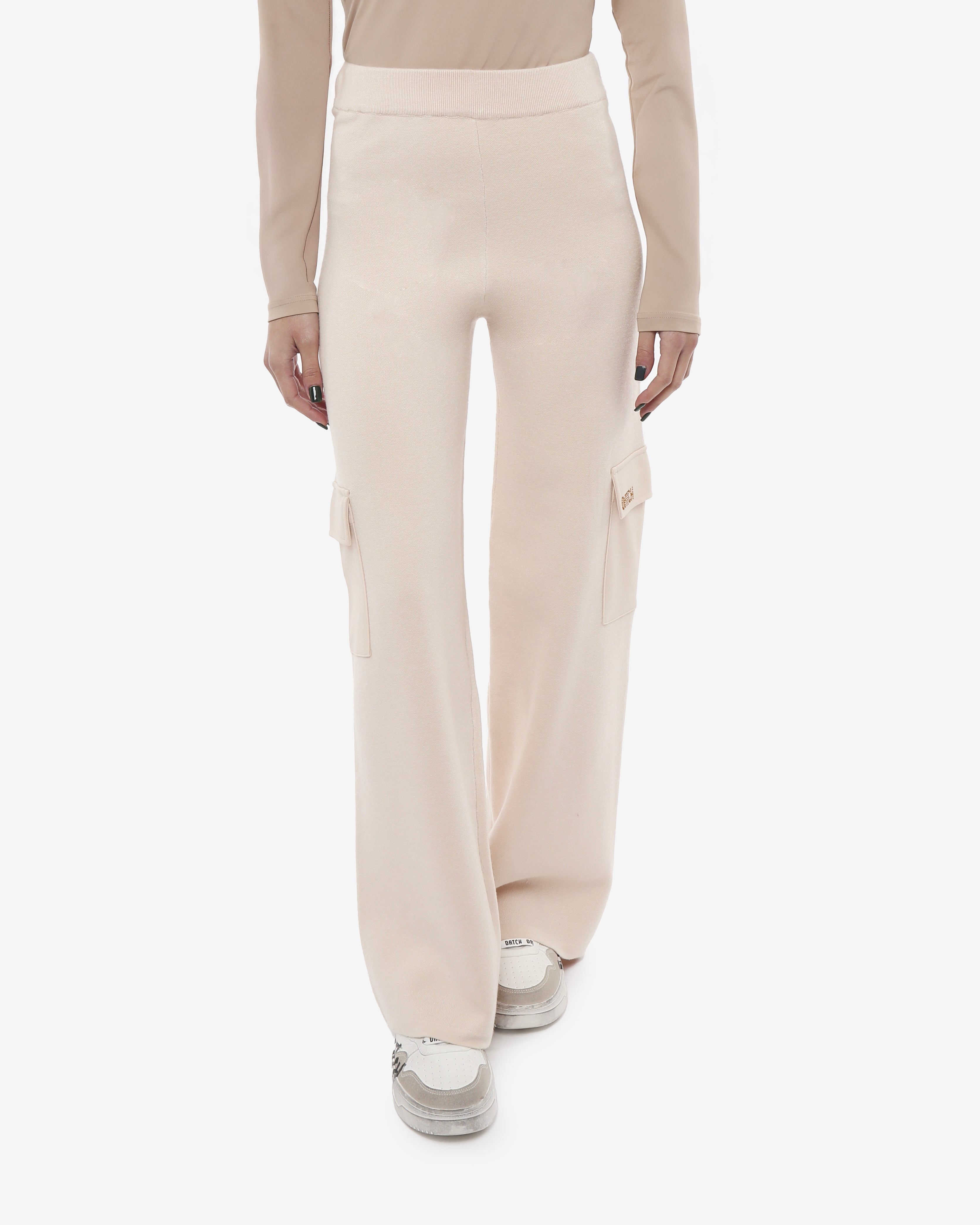 Pantaloni in maglia con tasconi