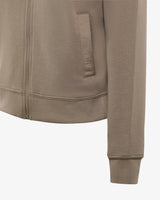 Felpa con cappuccio e zip scuba