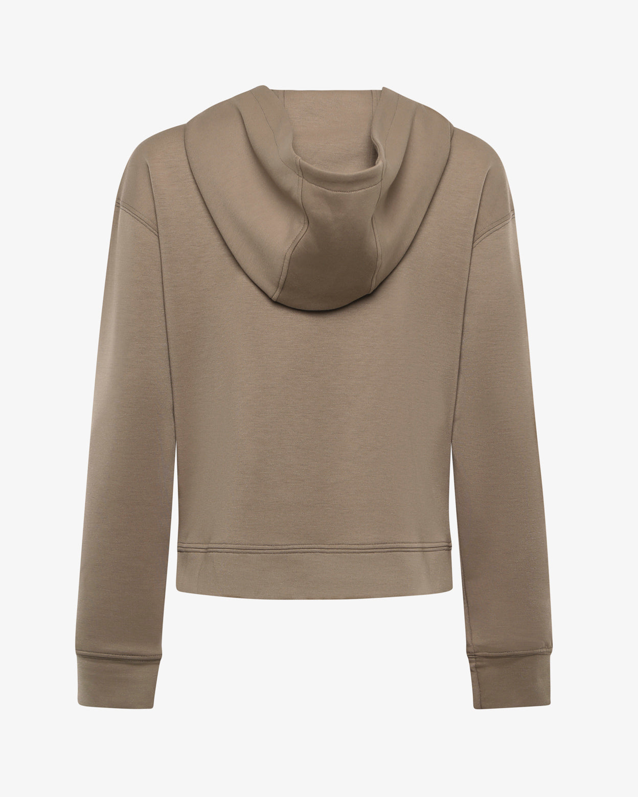 Felpa con cappuccio e zip scuba