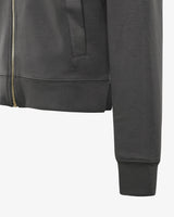 Felpa con cappuccio e zip scuba