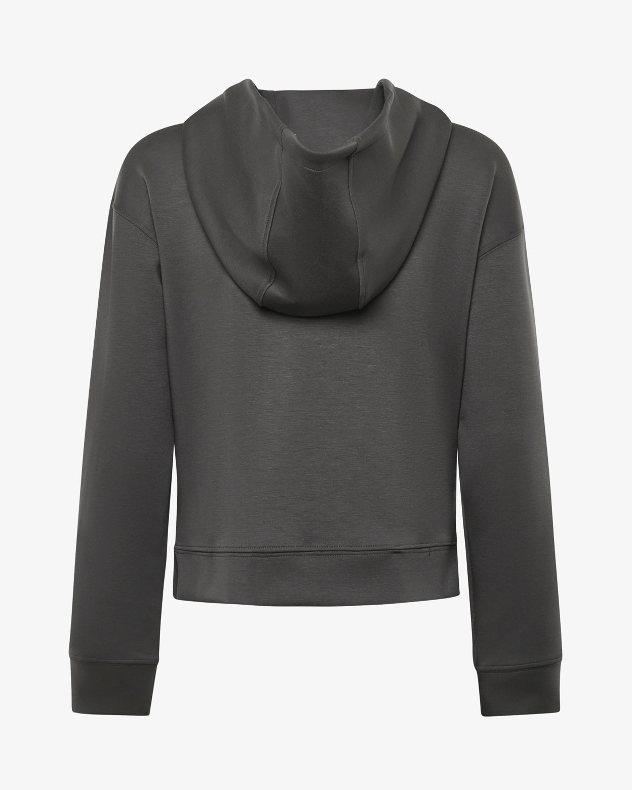 Felpa con cappuccio e zip scuba