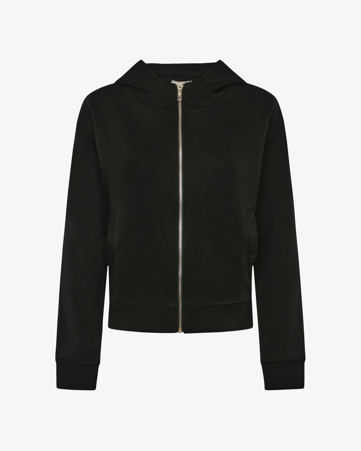 Felpa con cappuccio e zip scuba