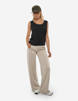 Canotta con stampa in cotone