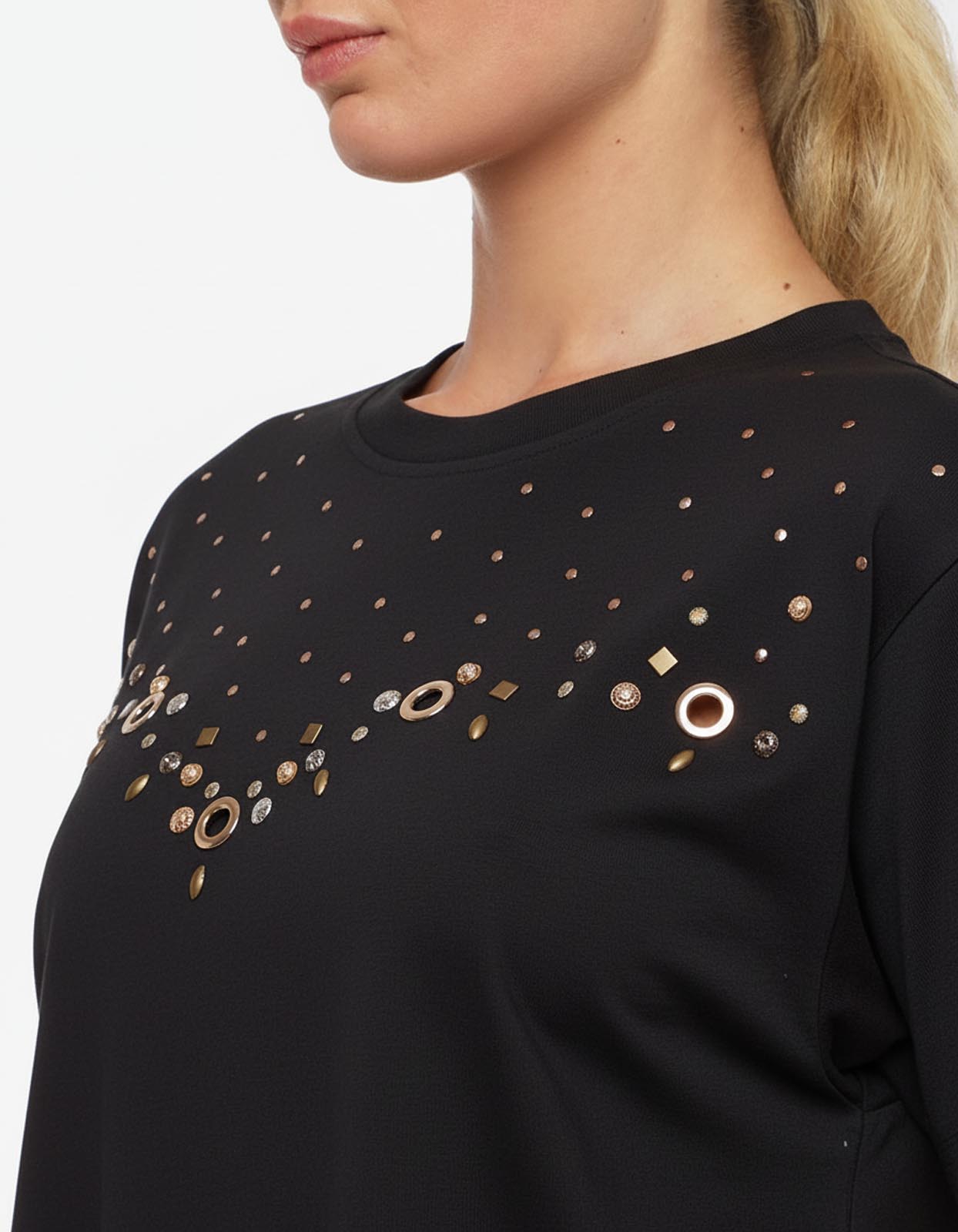 T-shirt forata in Cotone