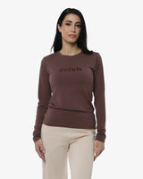 T-shirt a maniche lunghe con stampa mylar