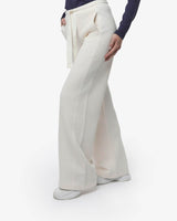Pantaloni a gamba larga in interlock