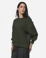 Felpa girocollo in interlock