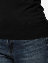Maglia con collo polo e applicazione logo