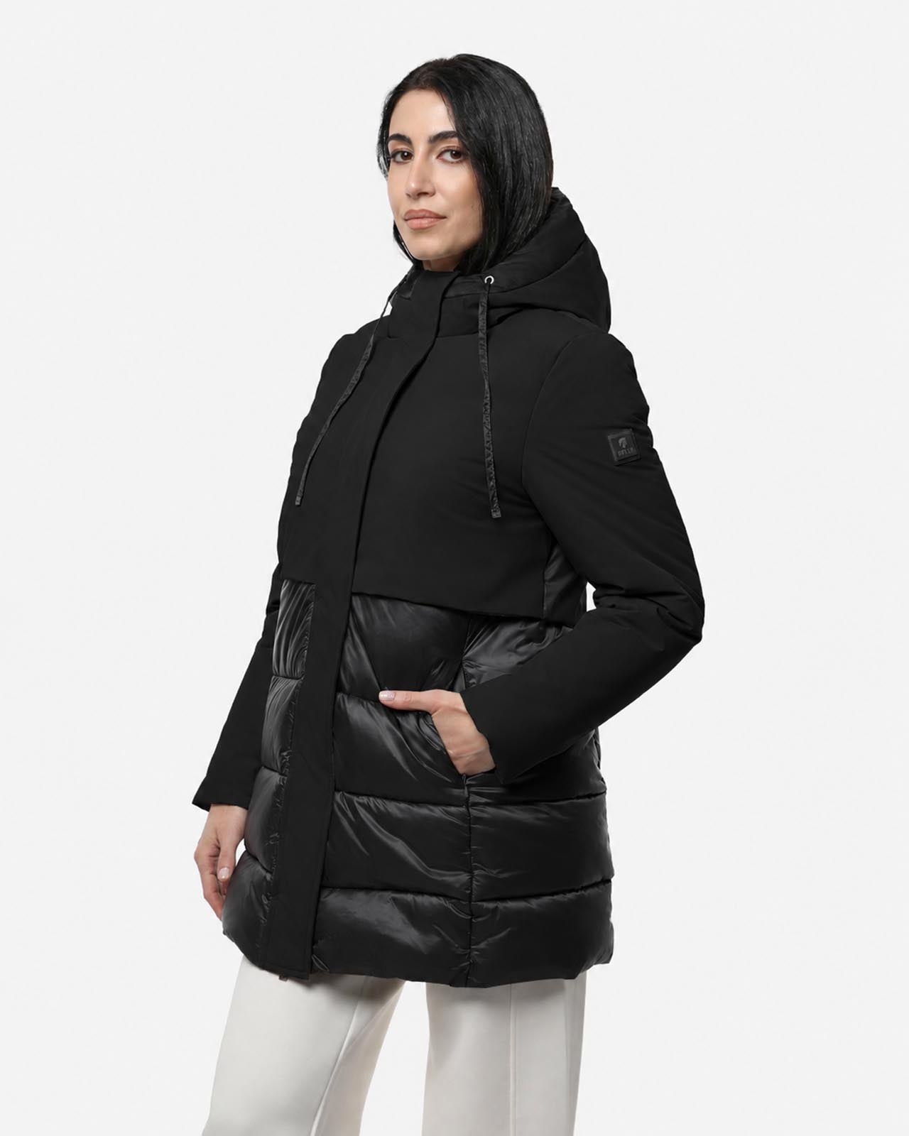 Giubbotto in soft shell e nylon