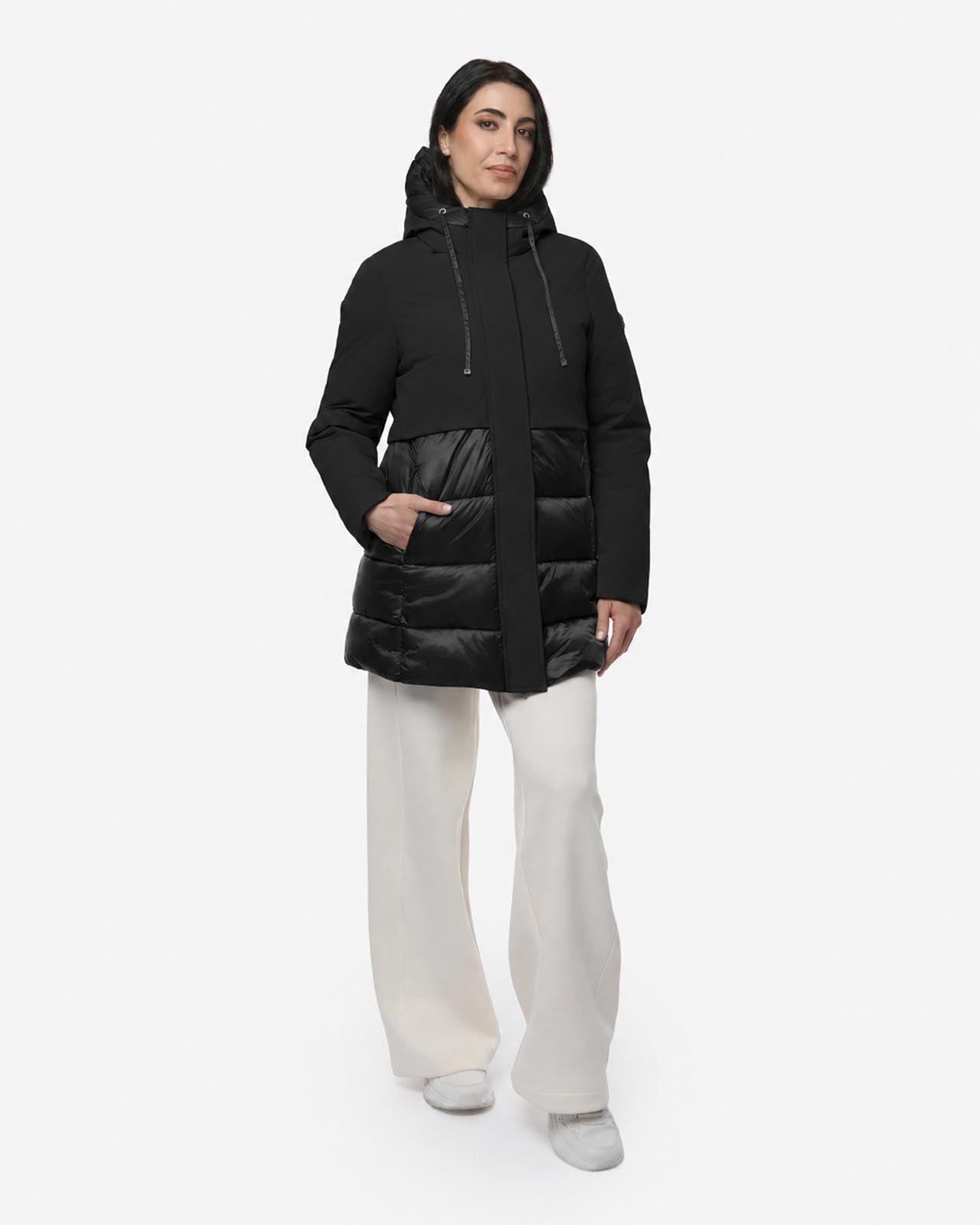 Giubbotto in soft shell e nylon