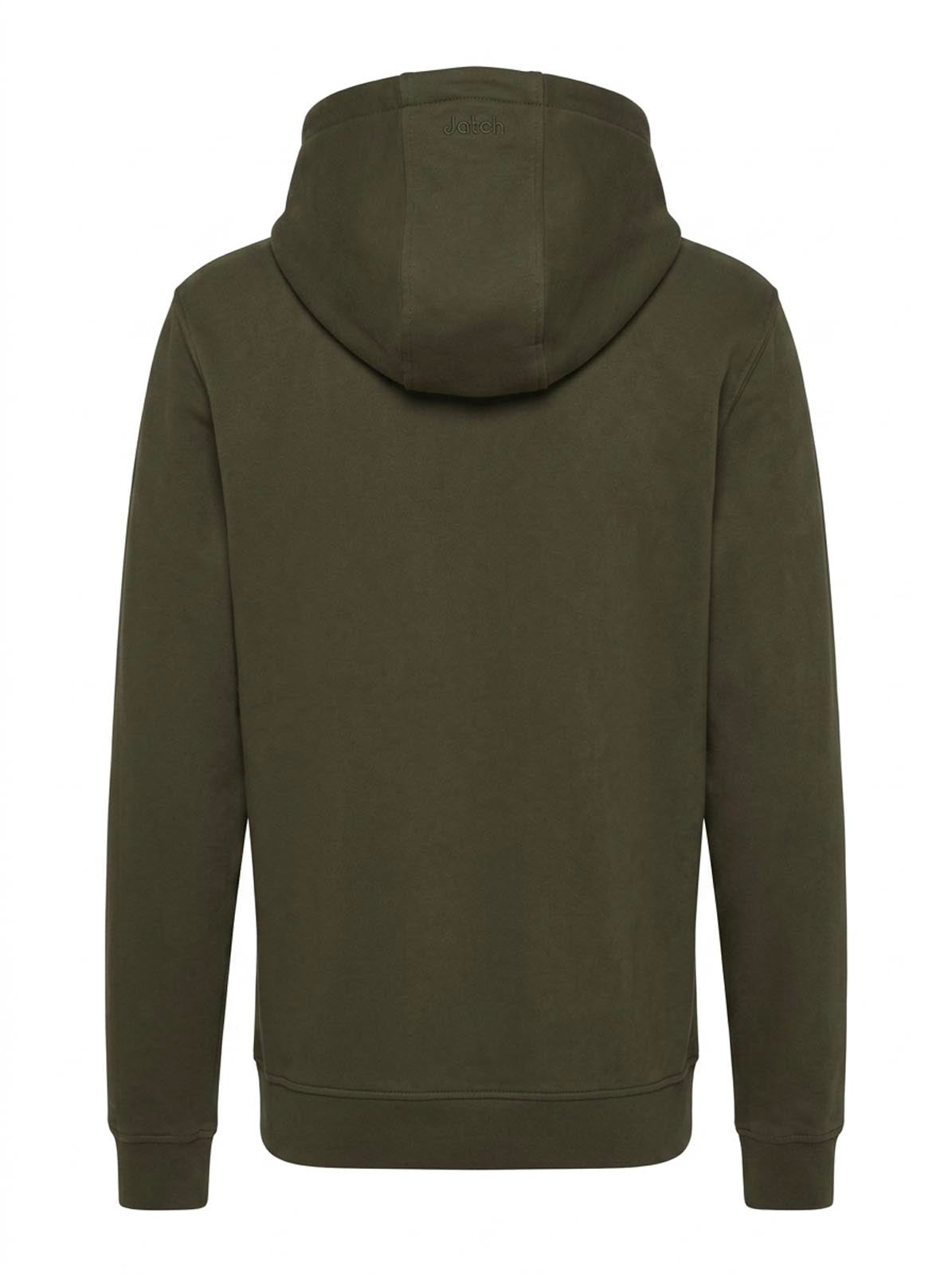Felpa zip con cappuccio donna