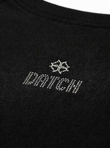 T-shirt a maniche lunghe con strass