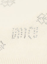 Maglia a collo alto con strass