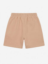 Short taglio over con stampa in cotone