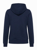Felpa zip con cappuccio donna