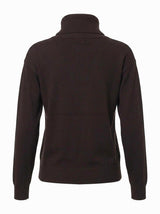 Maglia a collo alto con strass