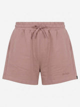 Short taglio over con stampa in cotone