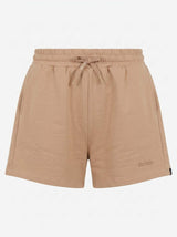 Short taglio over con stampa in cotone