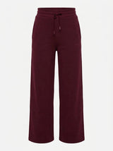 Pantalone felpa a gamba larga