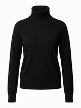 Maglia a collo alto con strass