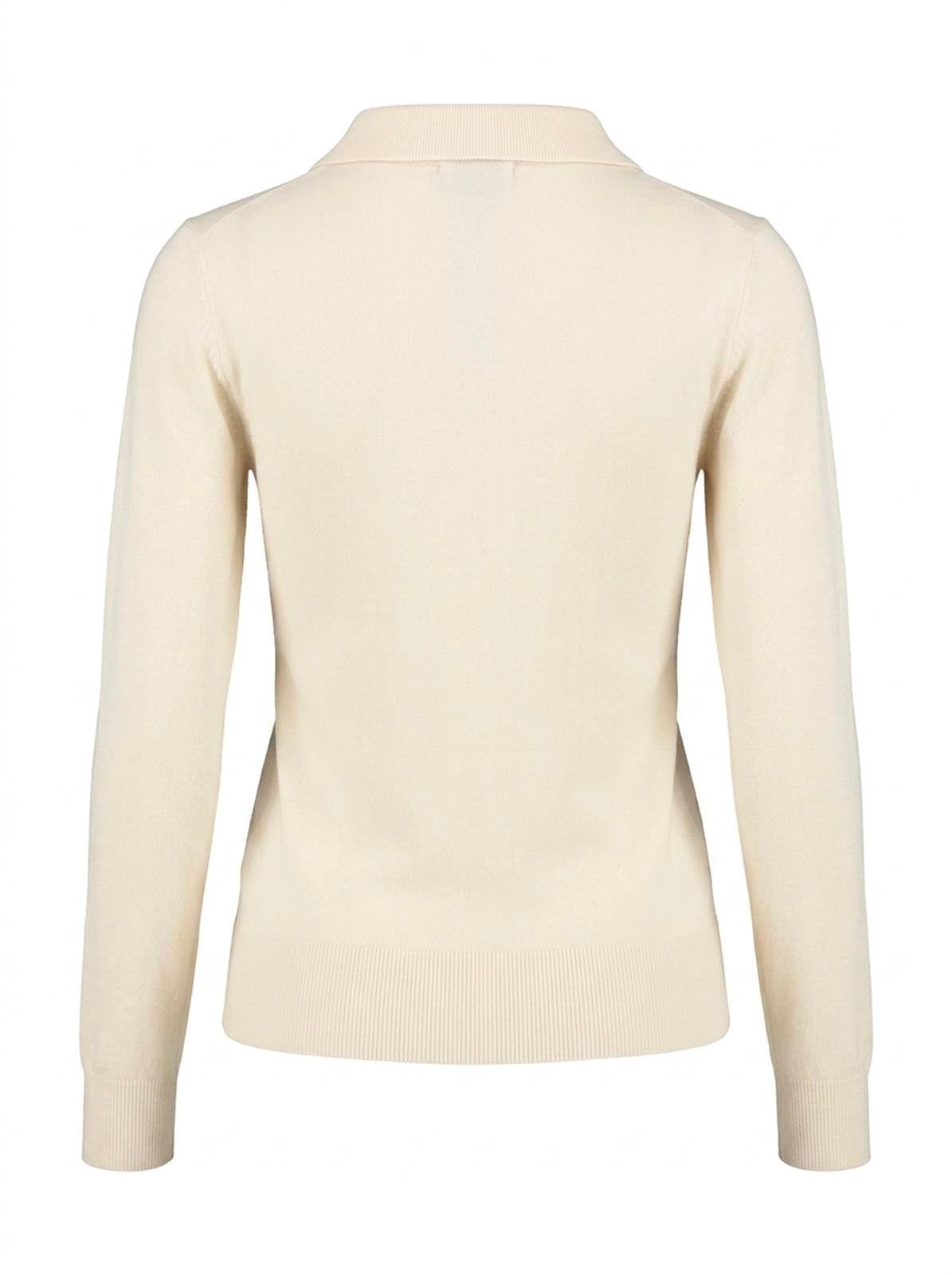 Maglia con collo polo e applicazione logo