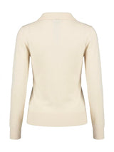 Maglia con collo polo e applicazione logo