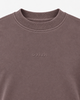 Felpa Girocollo con micrologo