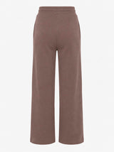 Pantalone felpa a gamba larga