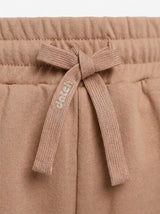 Short taglio over con stampa in cotone