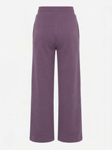 Pantalone felpa a gamba larga
