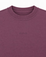 Felpa Girocollo con micrologo