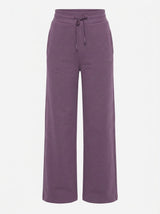Pantalone felpa a gamba larga