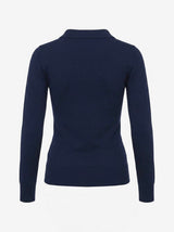 Maglia con collo polo e applicazione logo