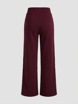 Pantalone felpa a gamba larga