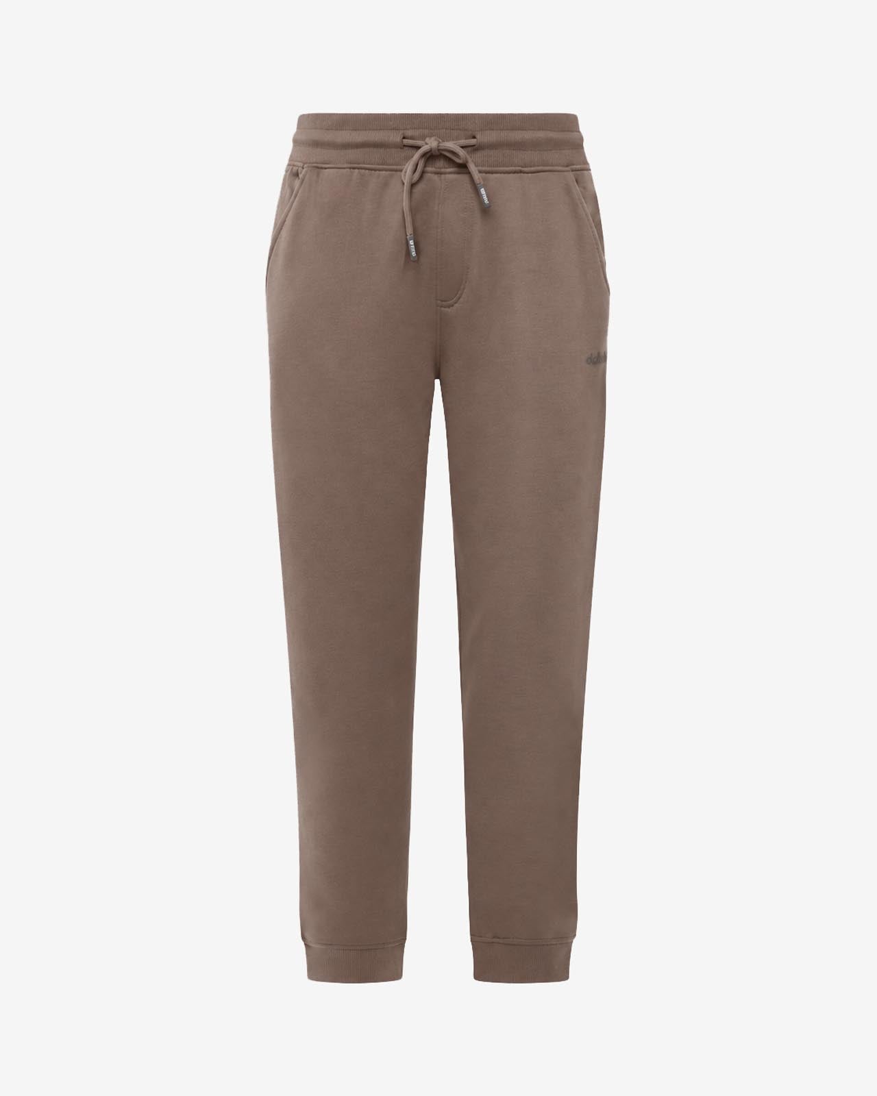 Pantaloni in felpa con fondo a coste
