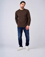 T-shirt a maniche lunghe in piquet