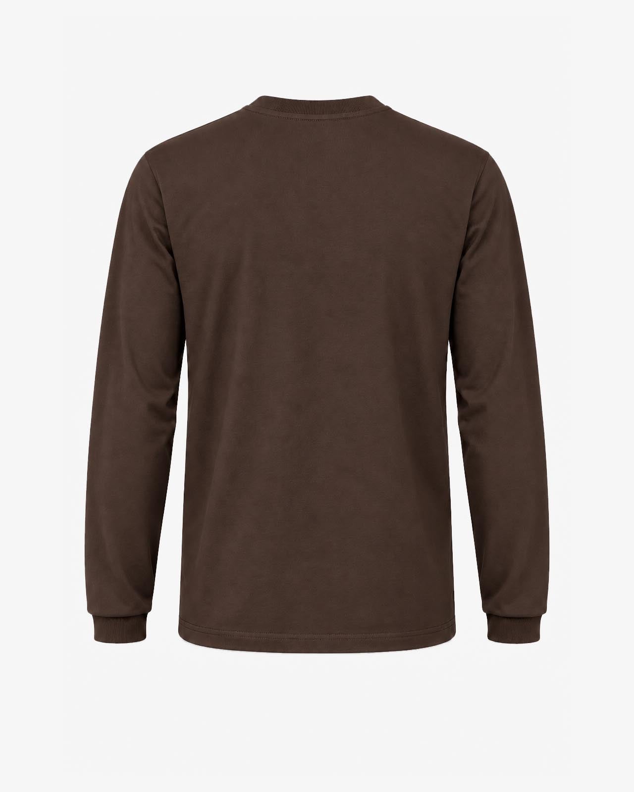 T-shirt a maniche lunghe in piquet