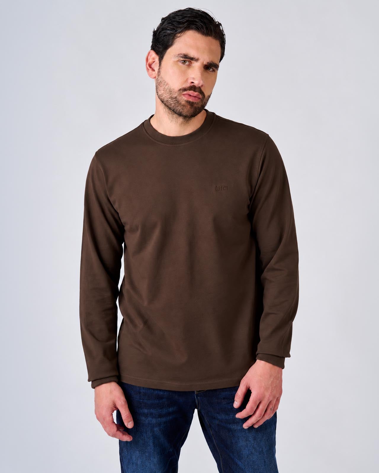 T-shirt a maniche lunghe in piquet