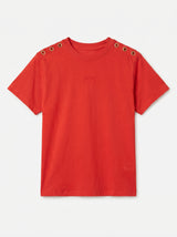T-shirt con ricamo in cotone