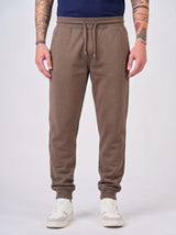 Pantaloni in felpa con fondo a coste