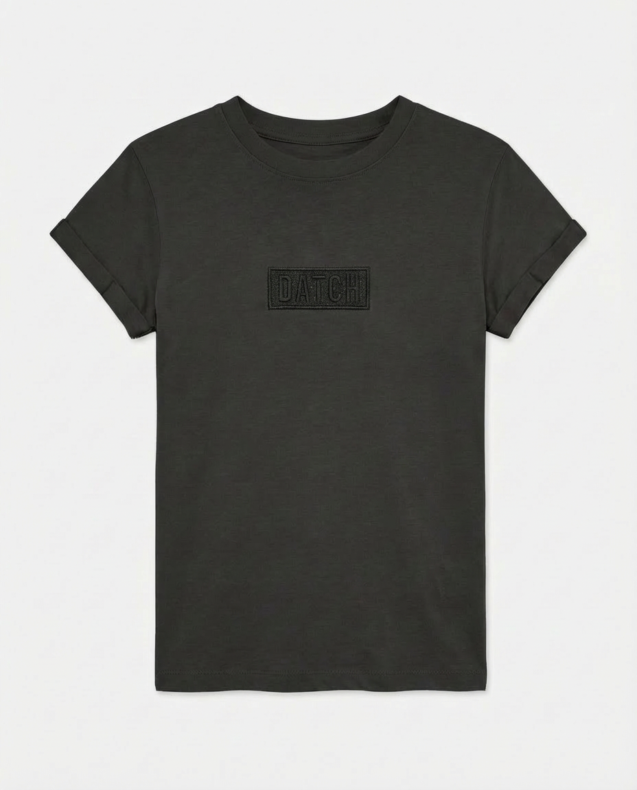 T-shirt con ricamo in cotone