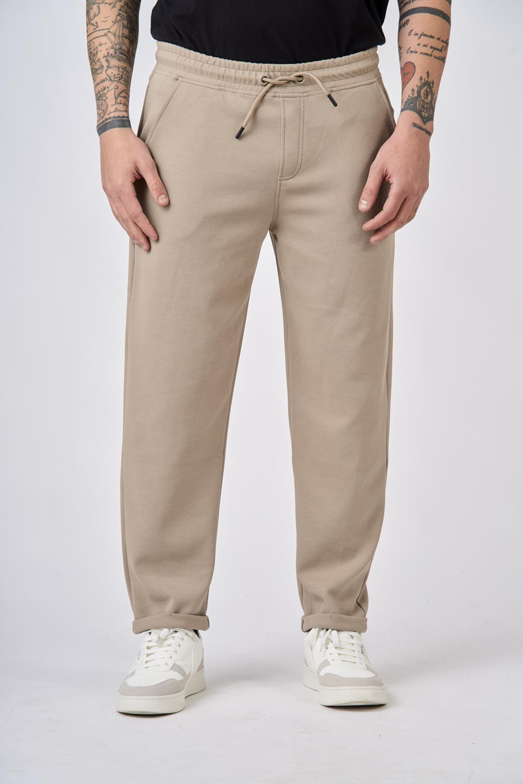 Pantaloni in felpa di piquet