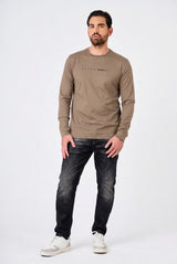 T-shirt a maniche lunghe con logo