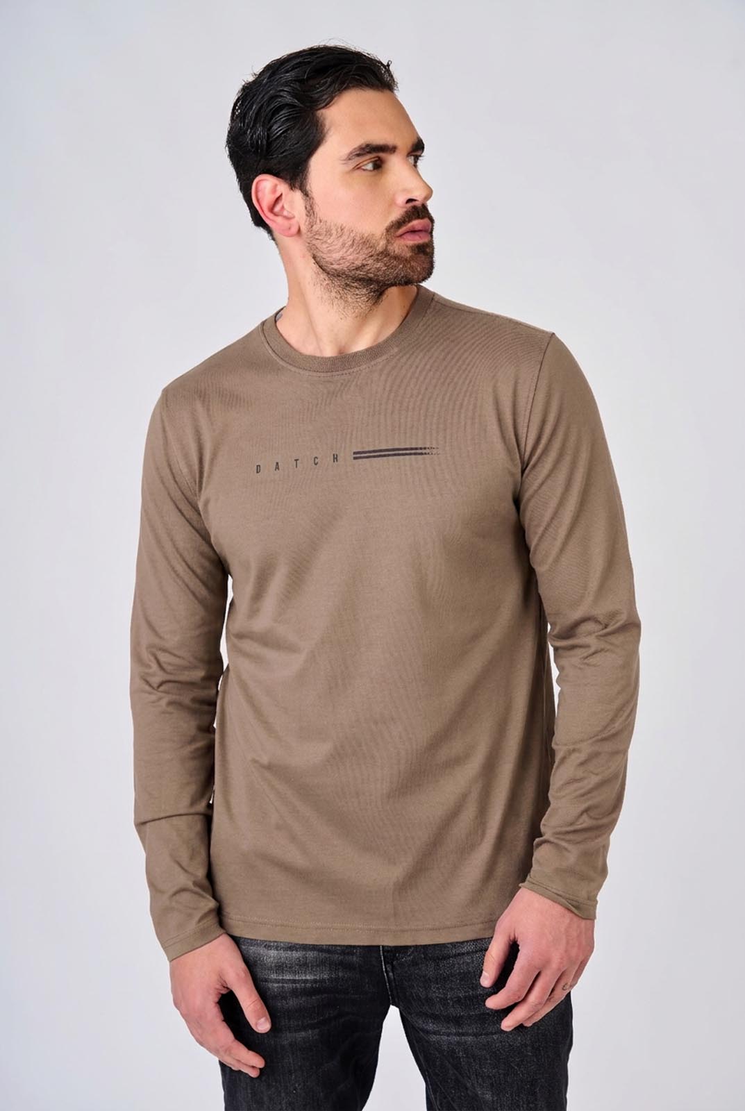 T-shirt a maniche lunghe con logo
