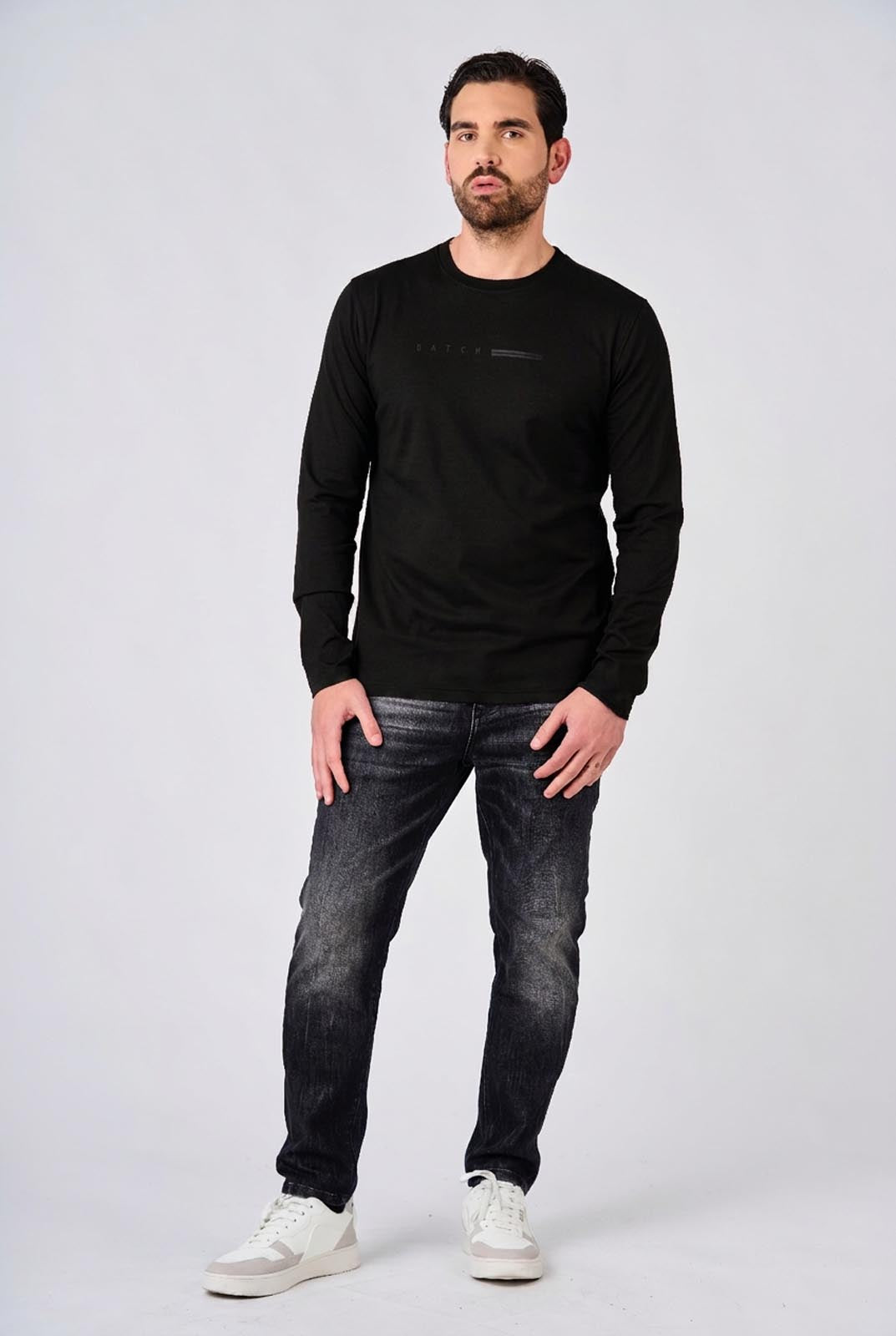 T-shirt a maniche lunghe con logo