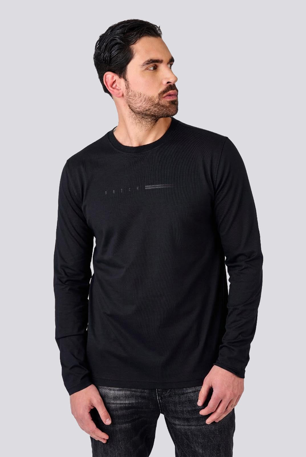 T-shirt a maniche lunghe con logo